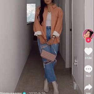 Brand new missguided faux leather jacket